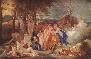 Bourdon, Sebastien Bacchus and Ceres with Nymphs and Satyrs Sweden oil painting reproduction